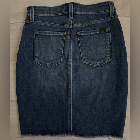 Jen 7 by 7 for all mankind, denim pencil skirt, twilight, size 0 - Picture 9 of 9